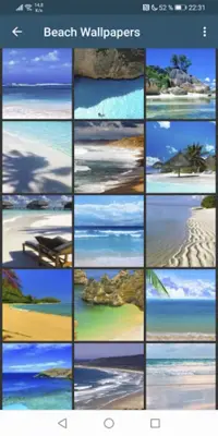 Beach Wallpapers android App screenshot 1