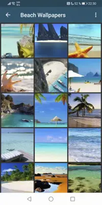 Beach Wallpapers android App screenshot 3